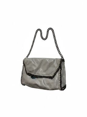 100% Vegas Alicia Mersi Chain-Trim Shoulder Bag